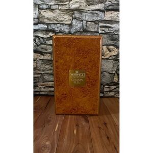 Vintage Martell Cognac Cordon Bleu Wooden Humidor‎ Box